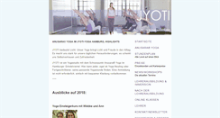 Desktop Screenshot of jyoti-yoga.de
