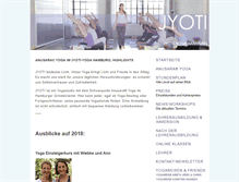 Tablet Screenshot of jyoti-yoga.de